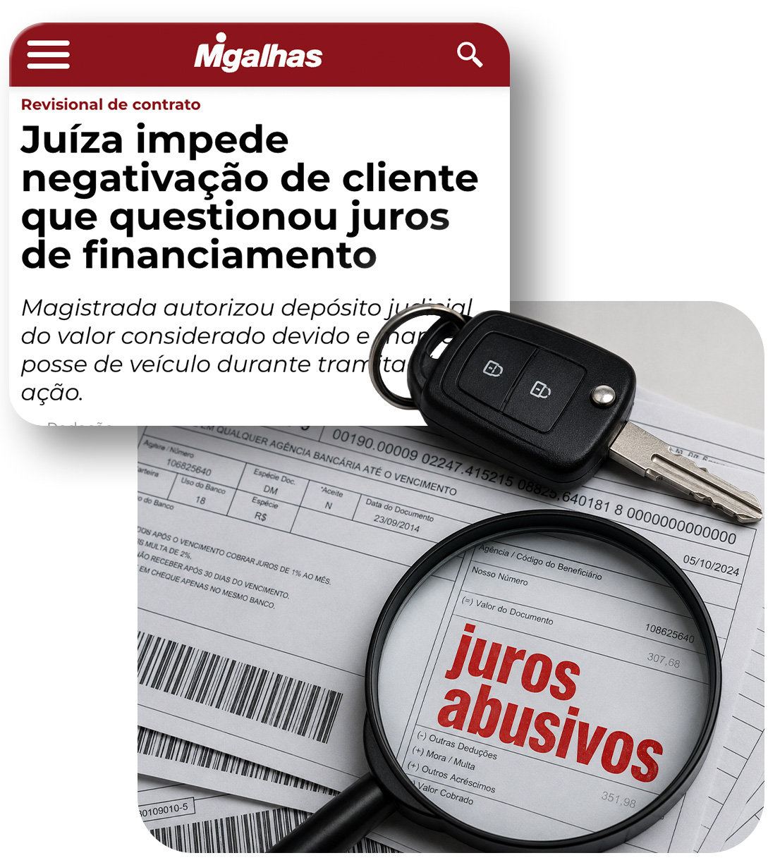 Auditoria de contrato de financiamento de veículo — Guedes & Ramos